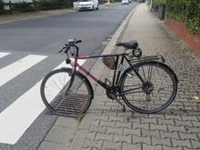 Neuer Fahrradständer in der Schillerstraße
